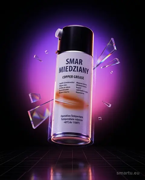 Smar miedziany AG 400ml spray do -40°C do 1100°C łożyska śruby połączenia Smar miedziany AG 400ml spray do -40°C do 1100°C łożyska śruby połączenia