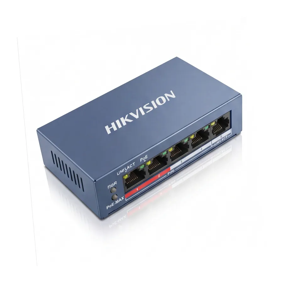 SWITCH POE HIKVISION DS-3E0105P-E/M(B) SWITCH POE HIKVISION DS-3E0105P-E/M(B)