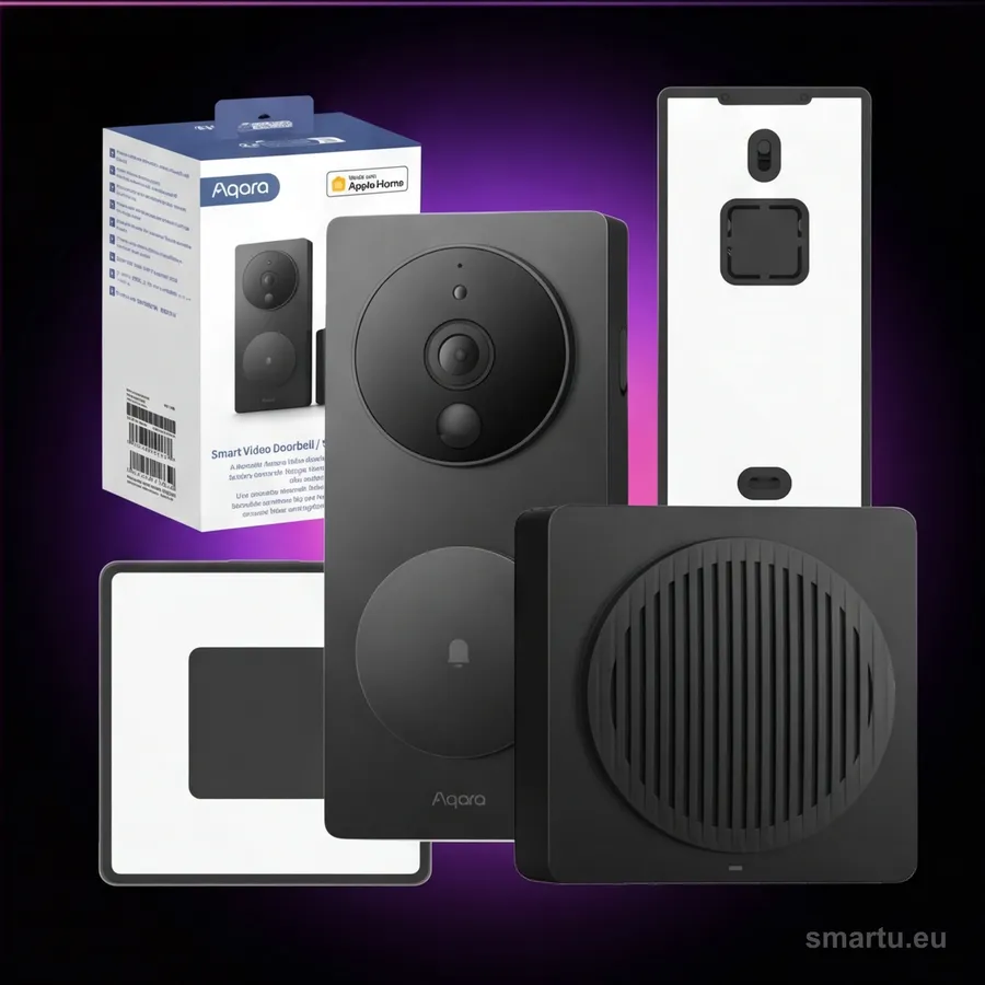 Aqara Wideodomofon G4 SVD-C03 WiFi HomeKit, bateryjny, 1080p, rozpoznawanie twarzy, ujęcie 1