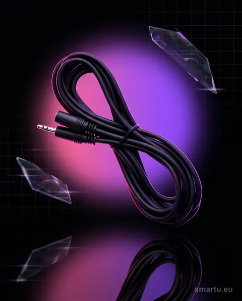 Przedłużacz JACK 3,5mm, 10m, prosty wtyk, do słuchawek, głośników, smartfonów, tabletów Przedłużacz JACK 3,5mm, 10m, prosty wtyk, do słuchawek, głośników, smartfonów, tabletów