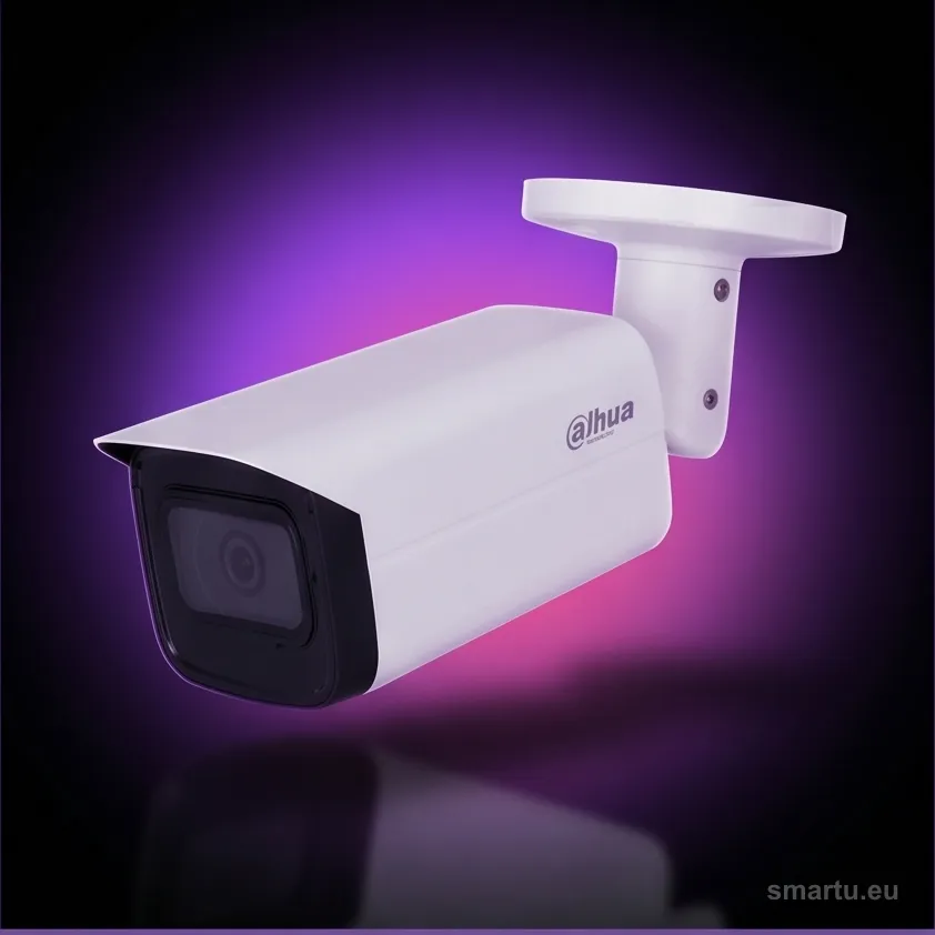 Dahua HAC-HFW2802TU-A-0360B-S2 kamera 4w1 4K 8MP Starlight tuba IR 80m mikrofon IP67 HDCVI