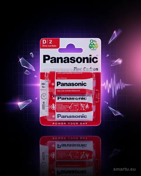 Bateria cynkowo-węglowa Panasonic SPECIAL R20, 1.5V, 2 sztuki, do zegarów, radia, kalkulatorów Bateria cynkowo-węglowa Panasonic SPECIAL R20, 1.5V, 2 sztuki, do zegarów, radia, kalkulatorów