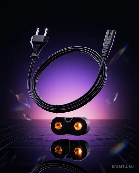 Przyłącze sieciowe SN-14 BLOW 5m kabel zasilający C7 dwużyłowy, ujęcie 1