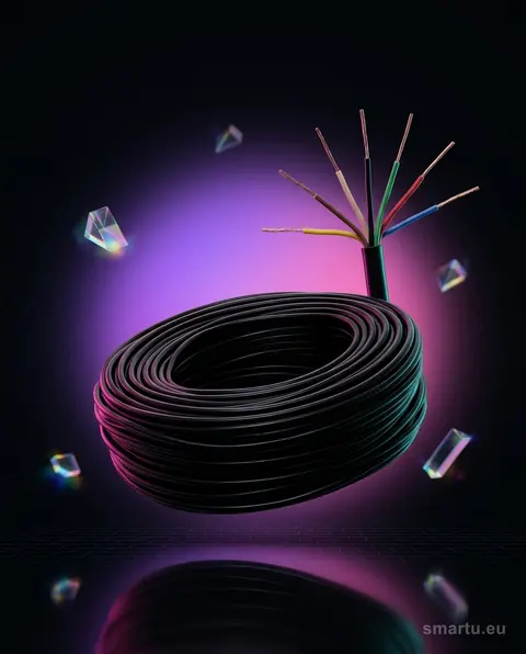Przewód samochodowy YLYs 7 x 1 mm2 miedziany wielożyłowy do przyczep i instalacji elektrycznych 24 V Przewód samochodowy YLYs 7 x 1 mm2 miedziany wielożyłowy do przyczep i instalacji elektrycznych 24 V