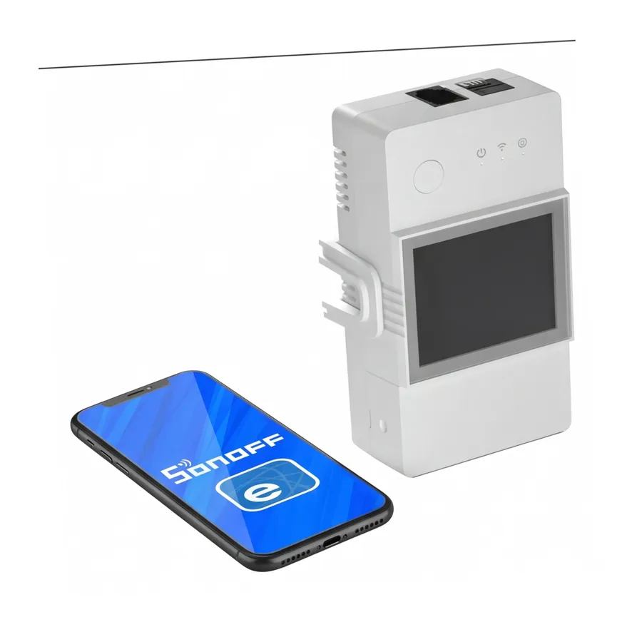 SONOFF TH Elite | THR316D | Przekaźnik Wifi z funkcją pomiaru temperatury oraz wilgotności SONOFF TH Elite | THR316D | Przekaźnik Wifi z funkcją pomiaru temperatury oraz wilgotności