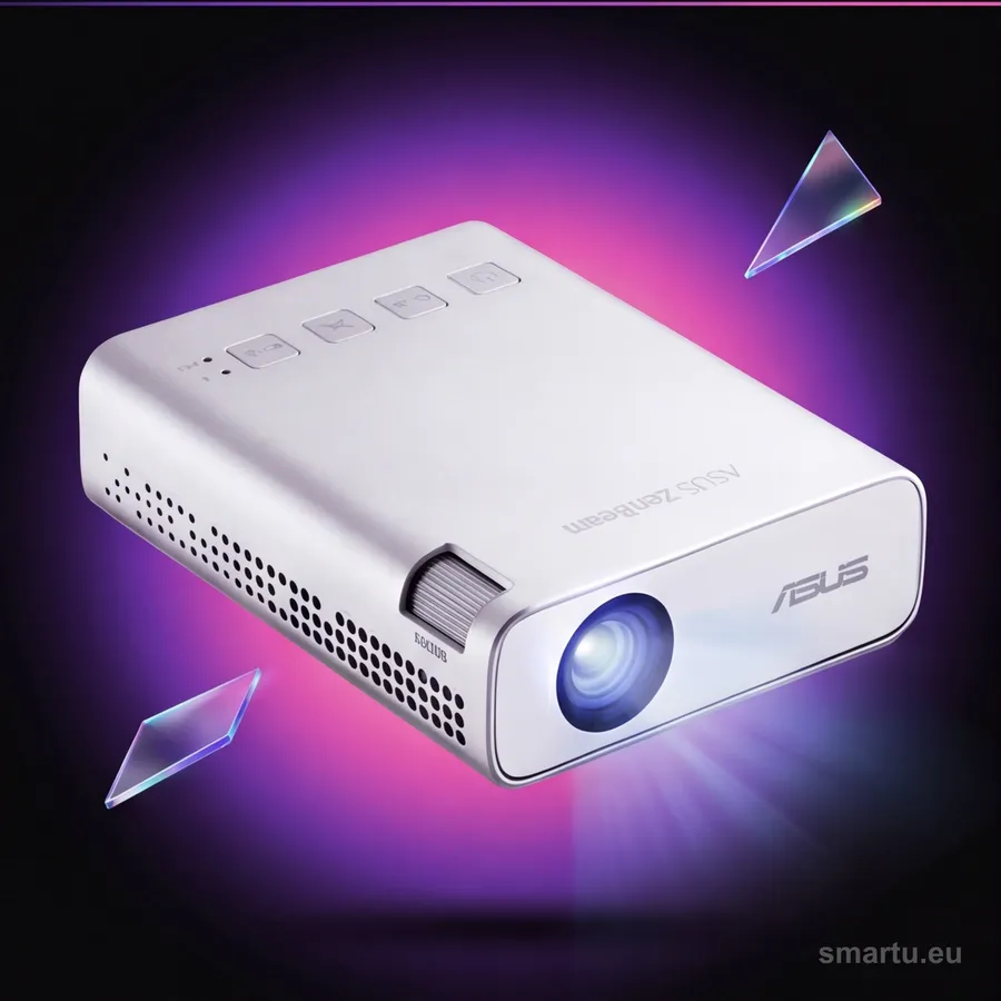 ASUS ZenBeam E1R projektor kieszonkowy DLP 200 lm WiFi USB HDMI PowerBank akumulator 4h ASUS ZenBeam E1R projektor kieszonkowy DLP 200 lm WiFi USB HDMI PowerBank akumulator 4h