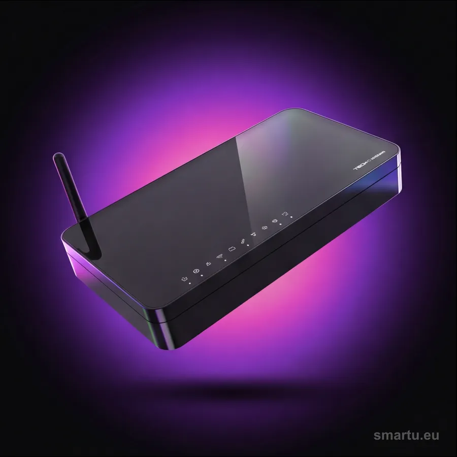 Centrala sterujaca TECH Sinum EH-01 czarna do ogrzewania strefowego 8 stref WiFi LAN Centrala sterujaca TECH Sinum EH-01 czarna do ogrzewania strefowego 8 stref WiFi LAN