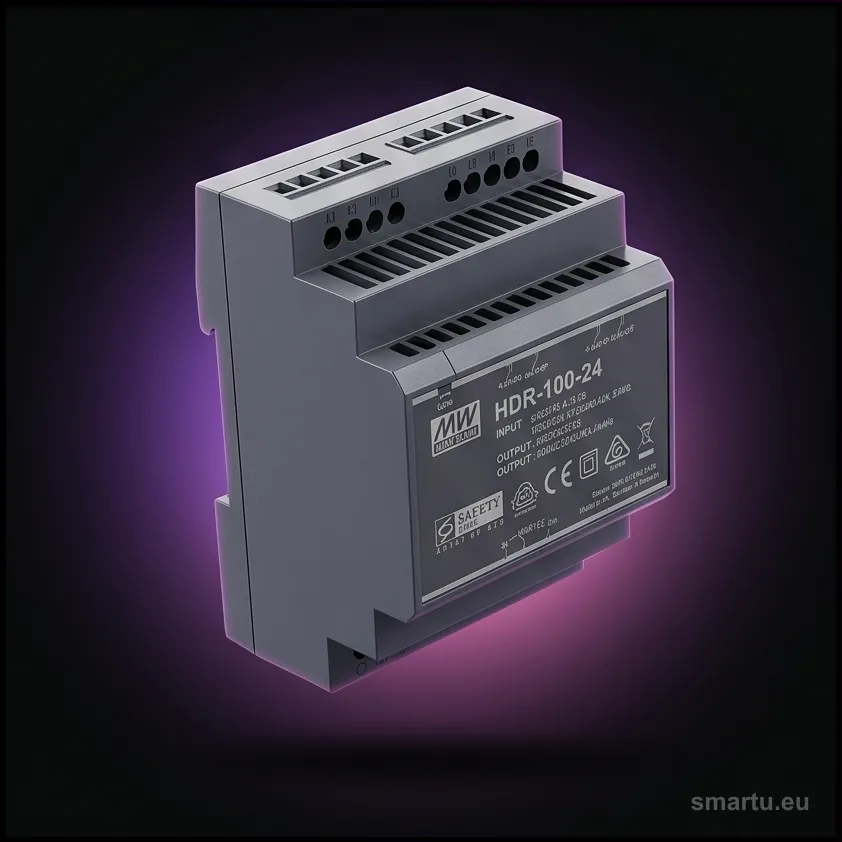 Przewodowy zasilacz 24v dc 100w na szynę din czarny ZS-24/100 Tech Sterowniki Przewodowy zasilacz 24v dc 100w na szynę din czarny ZS-24/100 Tech Sterowniki