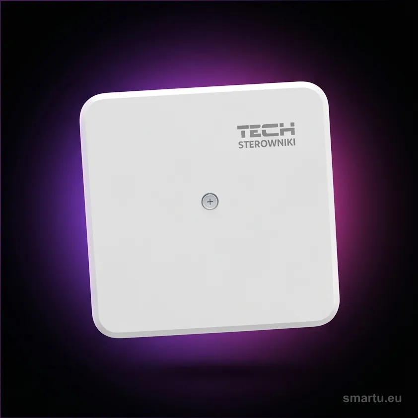 Bezprzewodowy moduł wykonawczy natynkowy TECH MWN-1-230V na ścianie Bezprzewodowy moduł wykonawczy natynkowy TECH MWN-1-230V na ścianie