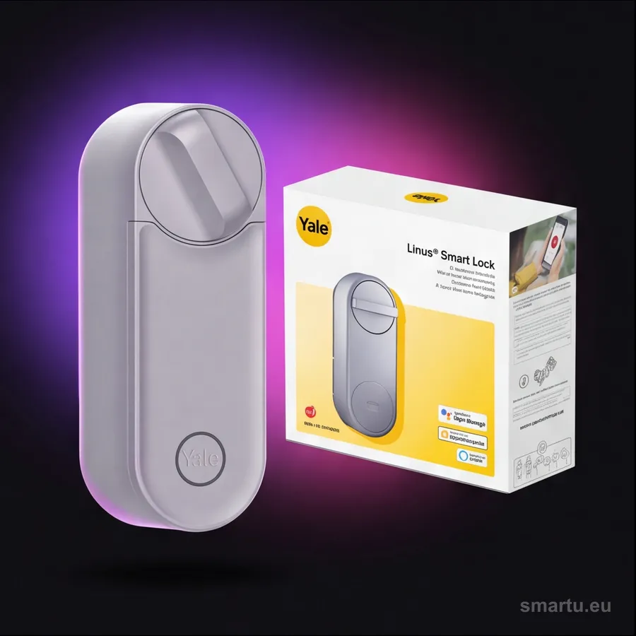 Yale Linus L2 Smart Lock srebrny zamek inteligentny bez klucza WiFi Bluetooth NFC Yale Linus L2 Smart Lock srebrny zamek inteligentny bez klucza WiFi Bluetooth NFC