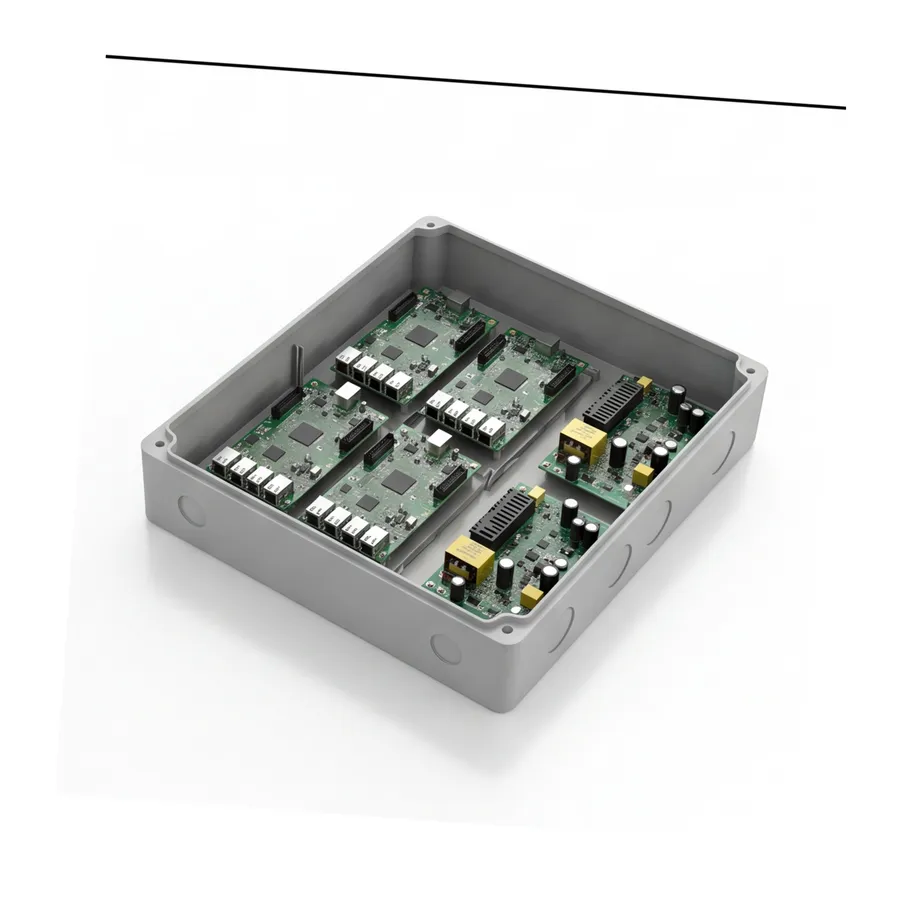 Zestaw do zasilania buforowego 17 odbiorników PoE BCS POWER BCS-UPS/IP16/E-S/RACK5U Zestaw do zasilania buforowego 17 odbiorników PoE BCS POWER BCS-UPS/IP16/E-S/RACK5U