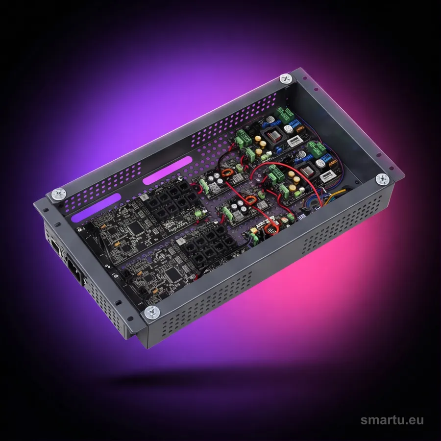 Zestaw do zasilania buforowego 16 odbiorników PoE BCS POWER BCS-UPS/IP16Gb/E-S/RACK5U Zestaw do zasilania buforowego 16 odbiorników PoE BCS POWER BCS-UPS/IP16Gb/E-S/RACK5U