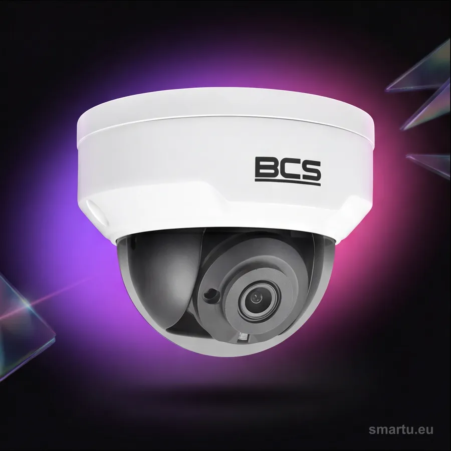 Kamera IP BCS POINT BCS-P-DIP25FSR3-Ai2 kopułkowa 5 MPx IR 30m WDR analityka AI