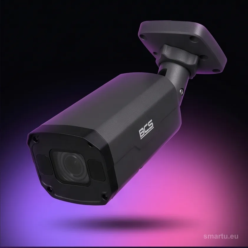 BCS Point BCS-P-TIP54VSR5-Ai2-G kamera tubowa IP 4Mpx motozoom 2.7-13.5mm IR 50m WDR IP67 grafit