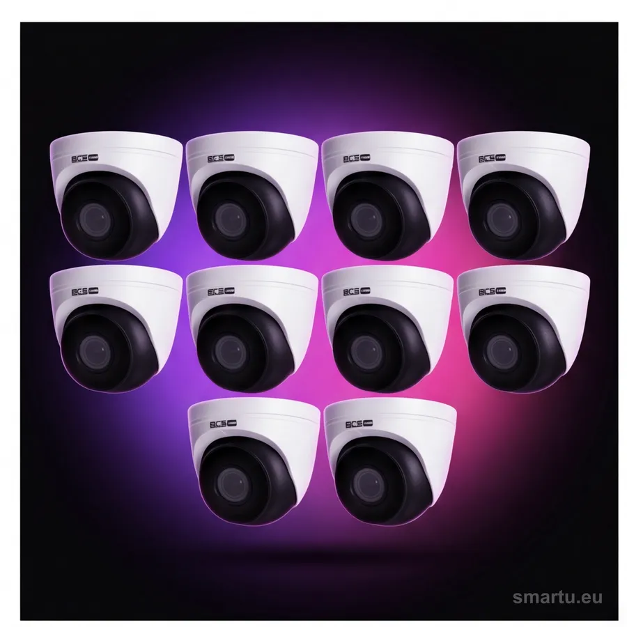 BCS BASIC BCS-B-EIP45VSR3 2.0 kamera kopułkowa IP 5Mpx motozoom IR 30m PoE opakowanie 10 sztuk