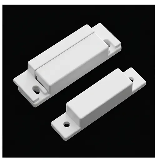 Kontaktron Prolech HO-03 biały, powierzchniowy czujnik otwarcia drzwi/okien do systemów alarmowych NC - galeria 1 | smartu.eu Kontaktron Prolech HO-03 biały, powierzchniowy czujnik otwarcia drzwi/okien do systemów alarmowych NC - galeria 1 | smartu.eu