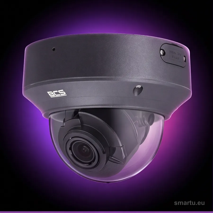 BCS POINT BCS-P-DIP55VSR4-Ai2-G kamera IP kopułowa wandaloodporna 5 Mpx motozoom AI IR 40m IP67 IK10