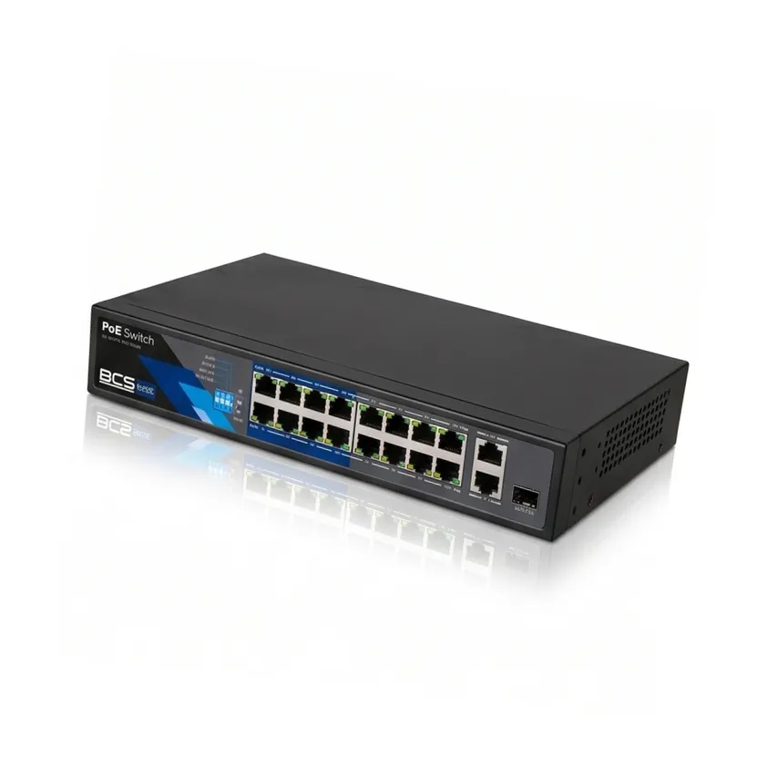 Switch PoE BCS BASIC BCS-B-SP1602G-1SFP Switch PoE BCS BASIC BCS-B-SP1602G-1SFP