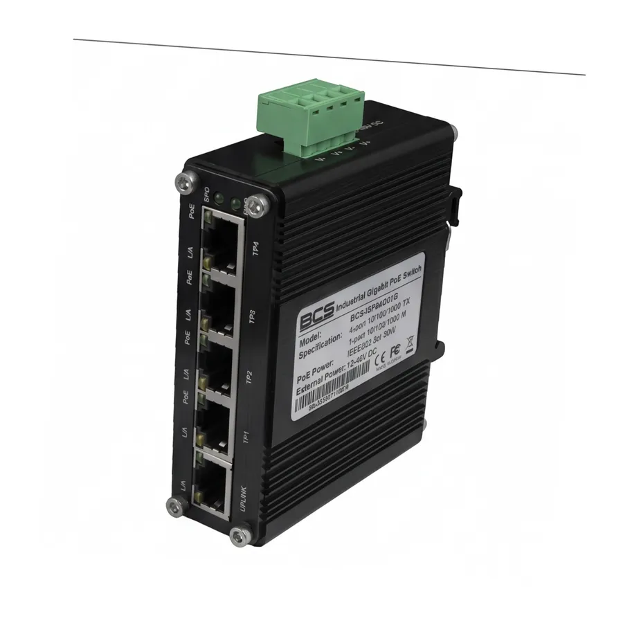 Switch PoE BCS UNIVERSAL BCS-ISP04G01G Switch PoE BCS UNIVERSAL BCS-ISP04G01G