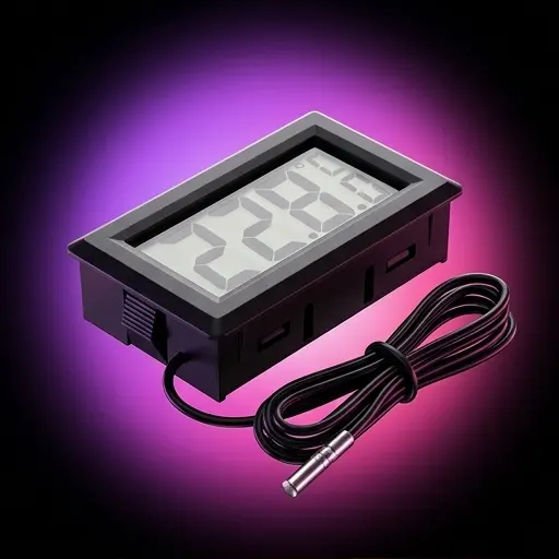 Termometr panelowy BLOW LCD TH001 czarny -50°C do +70°C, bateryjny, 48x29mm - galeria 1 | smartu.eu Termometr panelowy BLOW LCD TH001 czarny -50°C do +70°C, bateryjny, 48x29mm - galeria 1 | smartu.eu