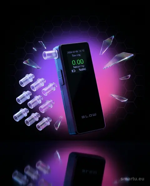 BLOW 9900 alkomat elektrochemiczny tester trzeźwości, wyświetlacz TFT, 5000 pomiarów, kalibracja fabrycznie BLOW 9900 alkomat elektrochemiczny tester trzeźwości, wyświetlacz TFT, 5000 pomiarów, kalibracja fabrycznie