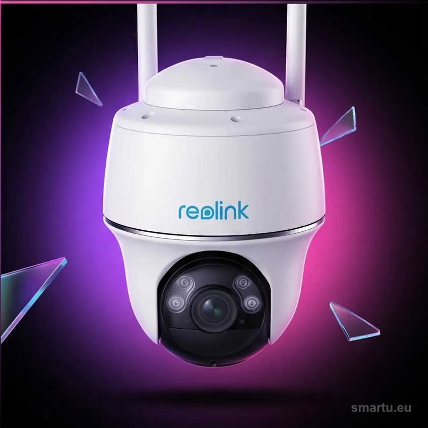 Kamera IP Reolink Argus Series B430 akumulatorowa 5MP WiFi USB-C biała, ujęcie 1