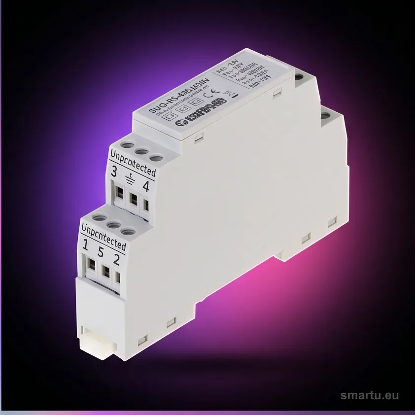 Zabezpieczenie przeciwprzepięciowe do RS-485 EWIMAR SUG-RS485/DIN Zabezpieczenie przeciwprzepięciowe do RS-485 EWIMAR SUG-RS485/DIN