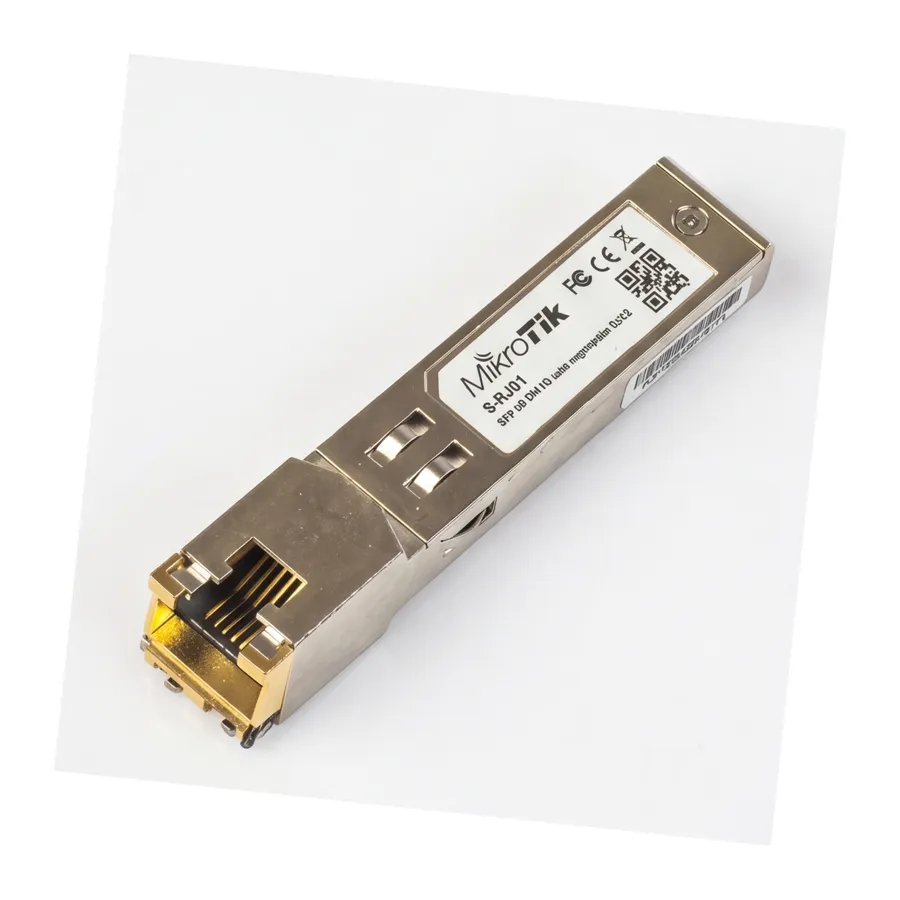 MODUŁ SFP MIKROTIK S-RJ01 10/100/1000M MODUŁ SFP MIKROTIK S-RJ01 10/100/1000M