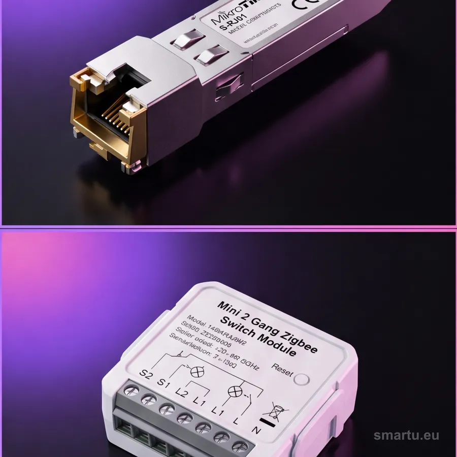 MODUŁ SFP MIKROTIK S-RJ01 10/100/1000M MODUŁ SFP MIKROTIK S-RJ01 10/100/1000M