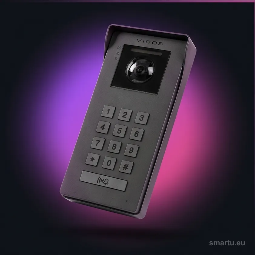 Panel zewnętrzny wideodomofonu VIDOS 2IP S200 z kamerą Full HD, klawiaturą i czytnikiem kodu QR Panel zewnętrzny wideodomofonu VIDOS 2IP S200 z kamerą Full HD, klawiaturą i czytnikiem kodu QR