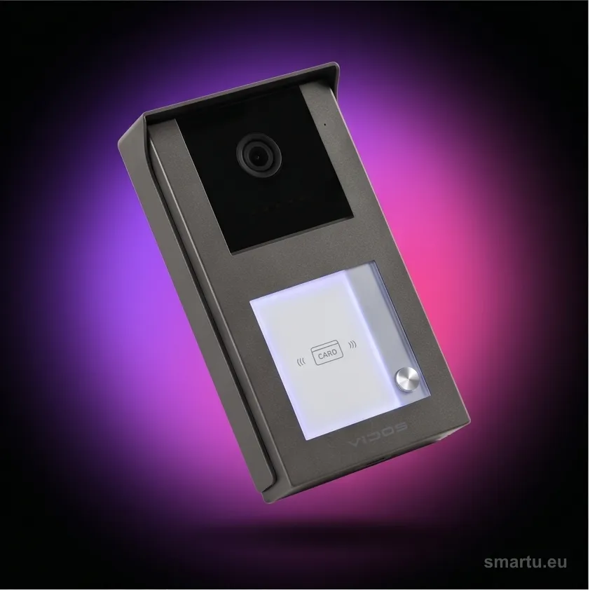 VIDOS 2IP S201-1 stacja bramowa wideodomofonu IP Full HD z czytnikiem RFID obudowa aluminium VIDOS 2IP S201-1 stacja bramowa wideodomofonu IP Full HD z czytnikiem RFID obudowa aluminium