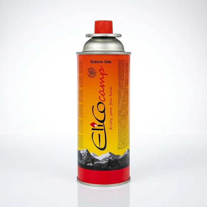 ELICOCAMP Gaz uniwersalny 220g 393ml, kartusz z zaworem Easy Click do kuchenek turystycznych, lamp i palników gazowych, butan ELICOCAMP Gaz uniwersalny 220g 393ml, kartusz z zaworem Easy Click do kuchenek turystycznych, lamp i palników gazowych, butan