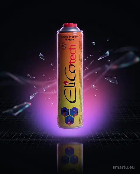 Gaz uniwersalny ElicoTech 600ml gwinowany 7/16″, kartusz jednorazowy EN 417 Gaz uniwersalny ElicoTech 600ml gwinowany 7/16″, kartusz jednorazowy EN 417
