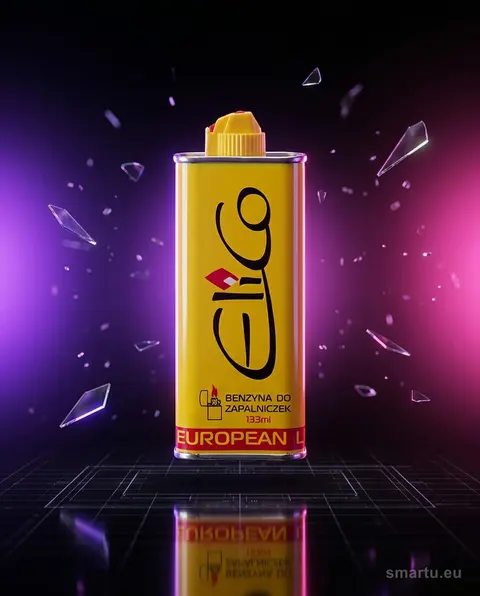 Benzyna do zapalniczek Elico 133ml z aplikatorem, nafta oczyszczona do napełniania zapalniczek gazowych i benzynowych, turystyka Benzyna do zapalniczek Elico 133ml z aplikatorem, nafta oczyszczona do napełniania zapalniczek gazowych i benzynowych, turystyka