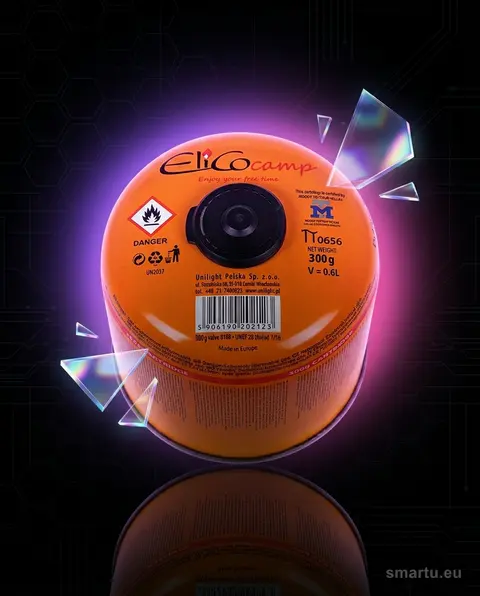 Kartusz Elico Tech 300g gwintowany 7/16″ propan-butan EN417 Kartusz Elico Tech 300g gwintowany 7/16″ propan-butan EN417