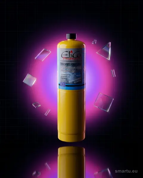Gaz profesjonalny Elico ProfiTech MAPP propylen 400g nabój gwintowany 1 palnik Gaz profesjonalny Elico ProfiTech MAPP propylen 400g nabój gwintowany 1 palnik