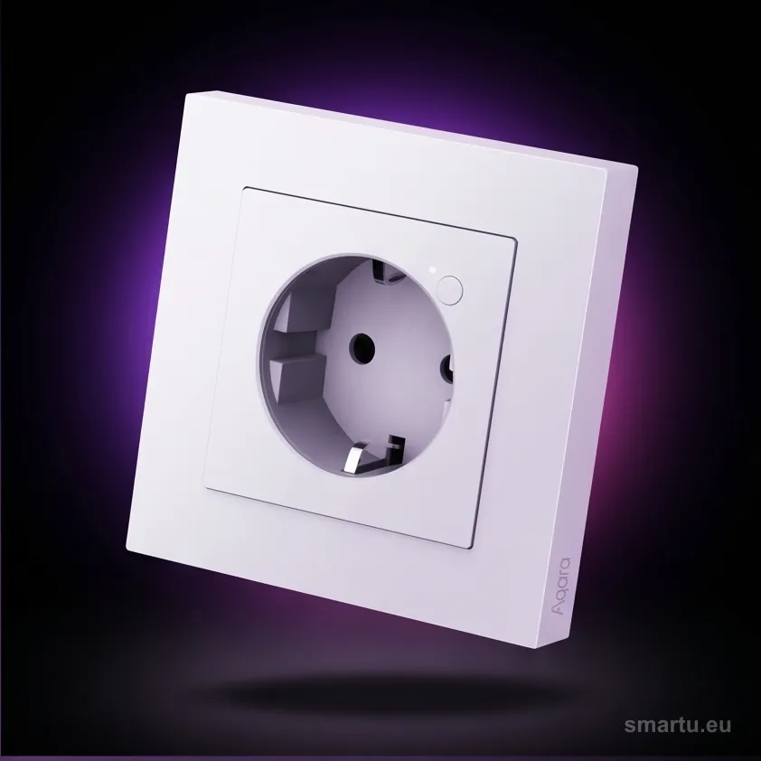 Aqara Wall Outlet H2 EU | Gniazdko elektryczne | Zigbee 3.0, Matter, ujęcie 1
