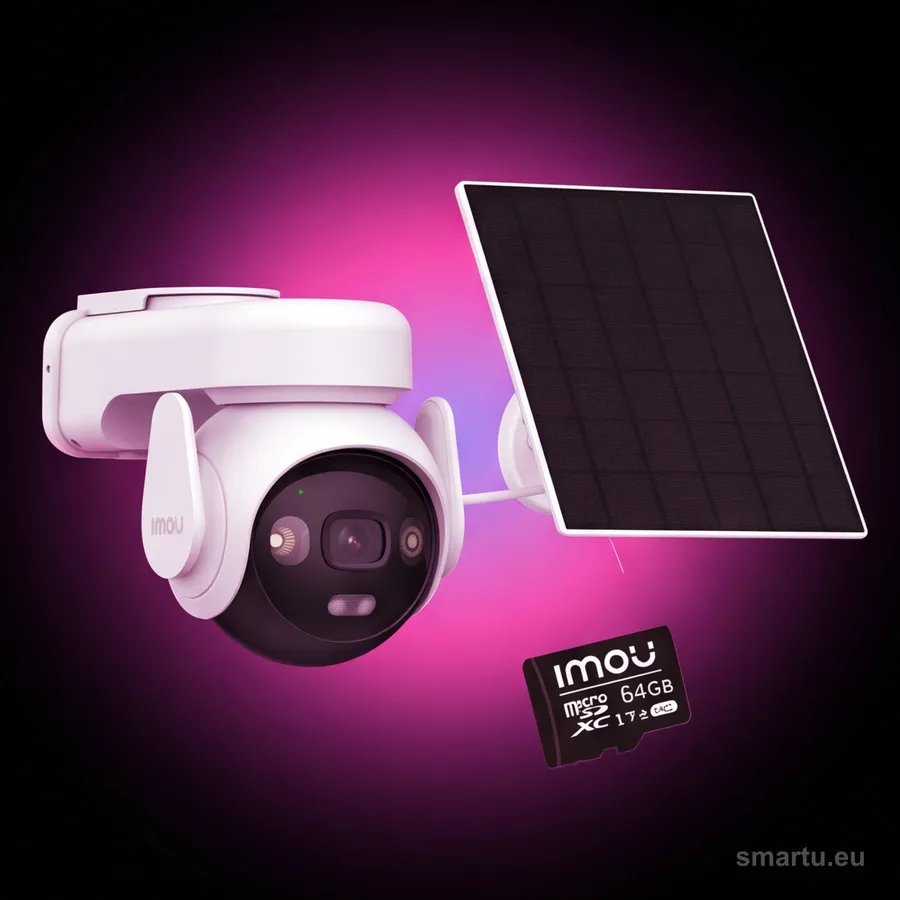 Kamera IP Imou AOV PT KIT 2.4GHz Wi-Fi i 4G 5MPx z panelem solarnym z kartą pamięci 64GB, ujęcie 1