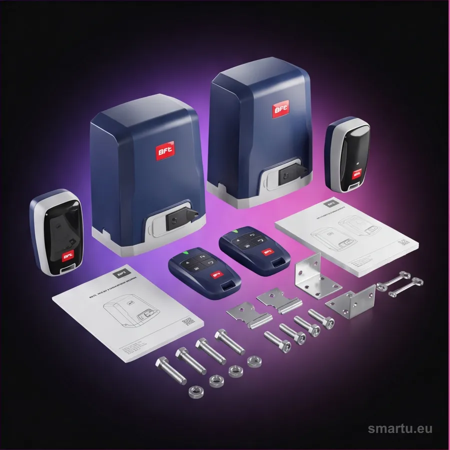 Zestaw BFT VIRGO SMART BT B20 KIT - automatyka do bramy dwuskrzydłowej z Bluetooth Zestaw BFT VIRGO SMART BT B20 KIT - automatyka do bramy dwuskrzydłowej z Bluetooth