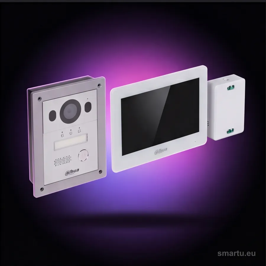 Dahua KTX01(S) zestaw wideodomofonu 2-wire natynkowy WiFi monitor 7 cali VTH5123H-W VTO2003F