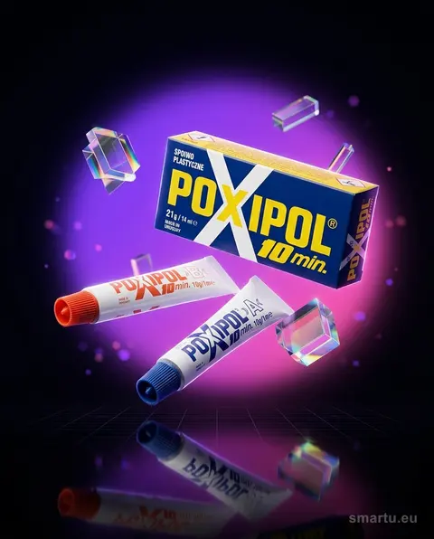 Poxipol 14ml klej epoksydowy metaliczny szary do metalu drewna ceramiki Poxipol 14ml klej epoksydowy metaliczny szary do metalu drewna ceramiki