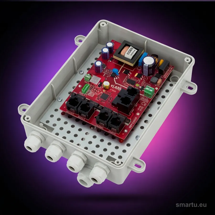 SWITCH 5-PORTOWY POE ATTE IPB-5-10A-M2 SWITCH 5-PORTOWY POE ATTE IPB-5-10A-M2