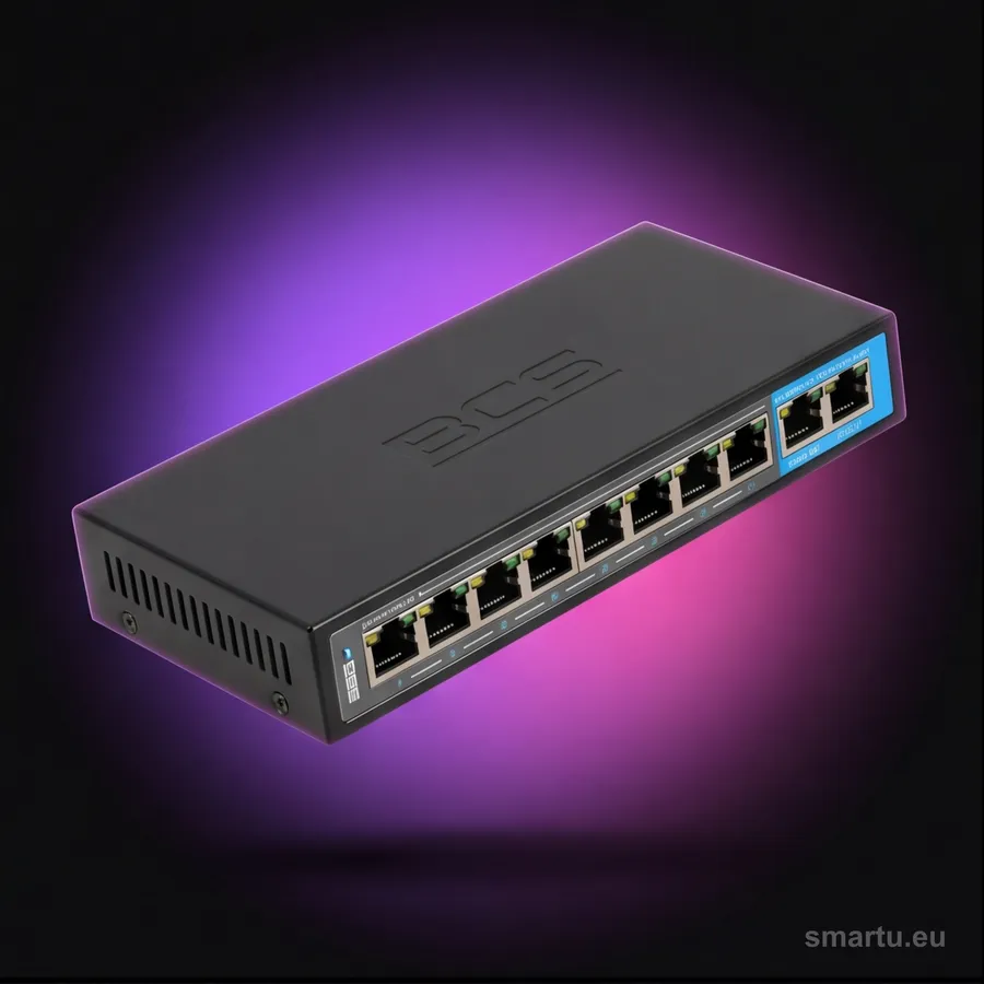 SWITCH POE dla 8 kamer IP BCS-B-SP0802G SWITCH POE dla 8 kamer IP BCS-B-SP0802G