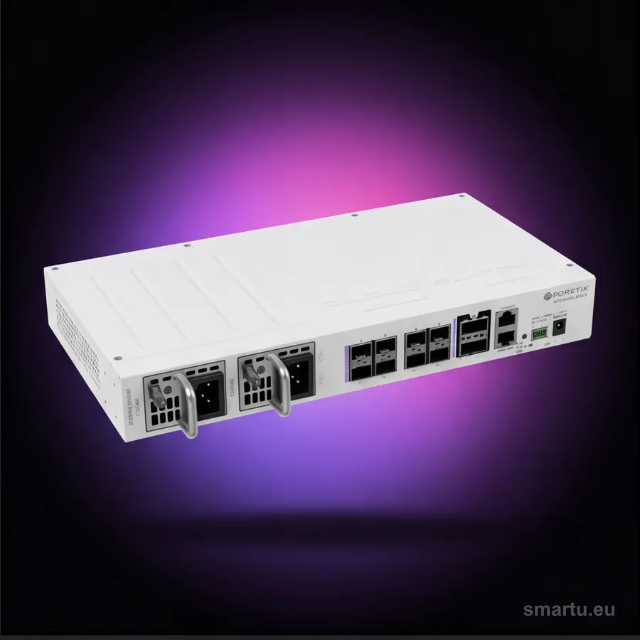 MikroTik CRS510-8XS-2XQ-IN switch 100G 8x25G SFP28 2x100G QSFP28 RouterOS L5 rack 1U MikroTik CRS510-8XS-2XQ-IN switch 100G 8x25G SFP28 2x100G QSFP28 RouterOS L5 rack 1U