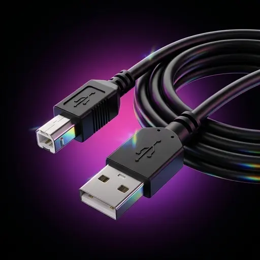 Kabel USB A-B 1,5m do drukarki, skanera, urządzeń peryferyjnych, stabilne połączenie - galeria 1 | smartu.eu Kabel USB A-B 1,5m do drukarki, skanera, urządzeń peryferyjnych, stabilne połączenie - galeria 1 | smartu.eu