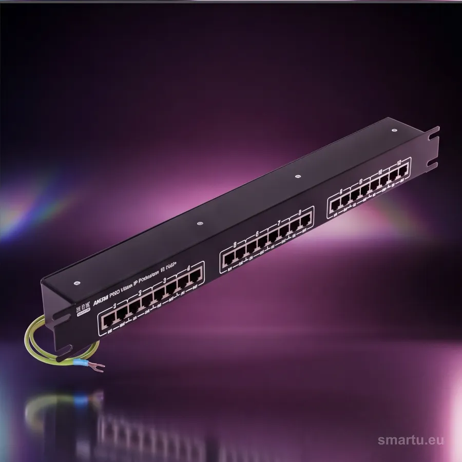 AXON-PRO-IP-12POE+ ogranicznik przepięć 12-kanałowy Ethernet PoE+ rack 19 ochrona sieci CCTV AXON-PRO-IP-12POE+ ogranicznik przepięć 12-kanałowy Ethernet PoE+ rack 19 ochrona sieci CCTV