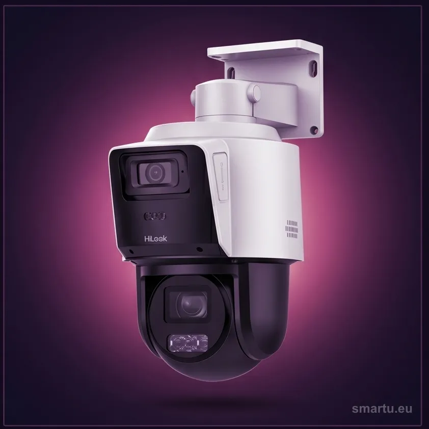 Kamera IP Hilook PTZ-D4-Pro dualna 8MP (4MP + 4MP) 4x zoom optyczny Kamera IP Hilook PTZ-D4-Pro dualna 8MP (4MP + 4MP) 4x zoom optyczny