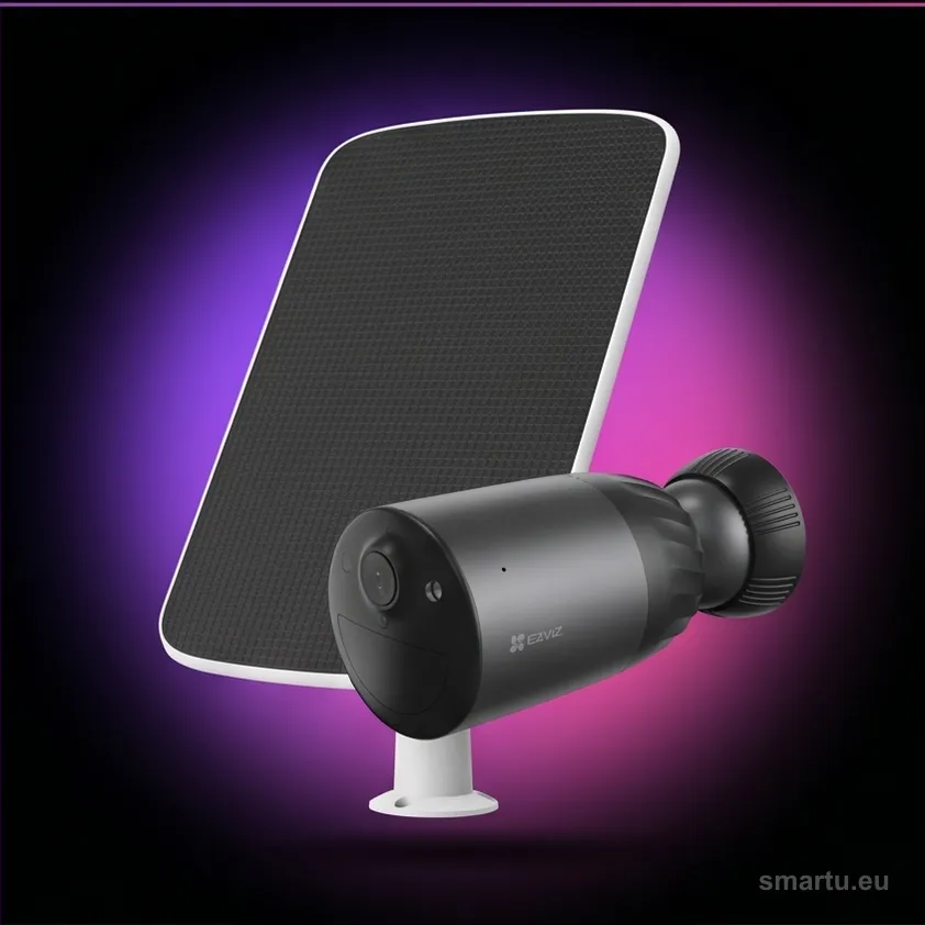 Kamera IP Ezviz BC1c 4K 8MPx bezprzewodowa z panelem solarnym, ujęcie 1