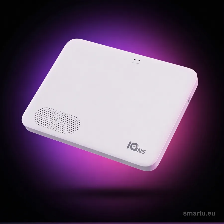 Centrala alarmowa DSC IQ NS IQPK3AB panel EU bez ekranu na białym tle Centrala alarmowa DSC IQ NS IQPK3AB panel EU bez ekranu na białym tle