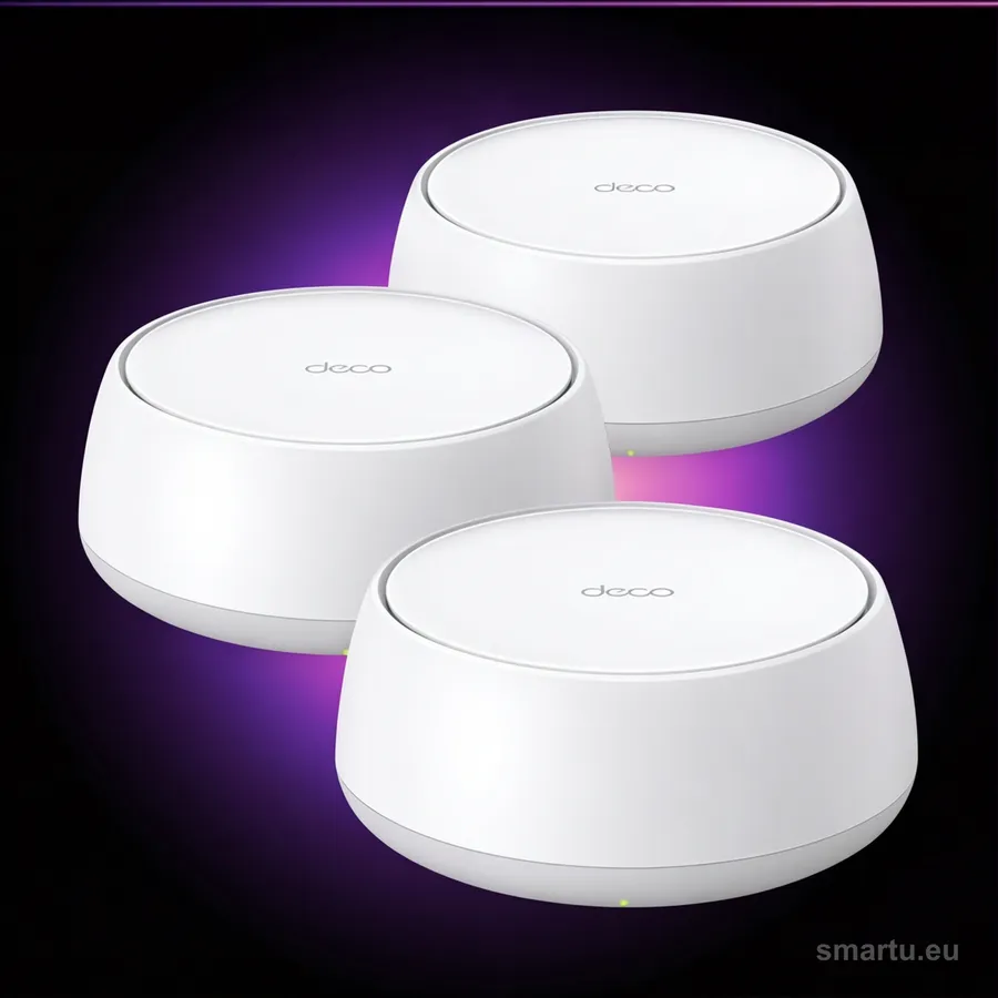 TP-Link Deco BE25 3-pack WiFi 7 Mesh system BE5000 5 Gbps pokrycie 614 m2 2×2.5G MLO TP-Link Deco BE25 3-pack WiFi 7 Mesh system BE5000 5 Gbps pokrycie 614 m2 2×2.5G MLO